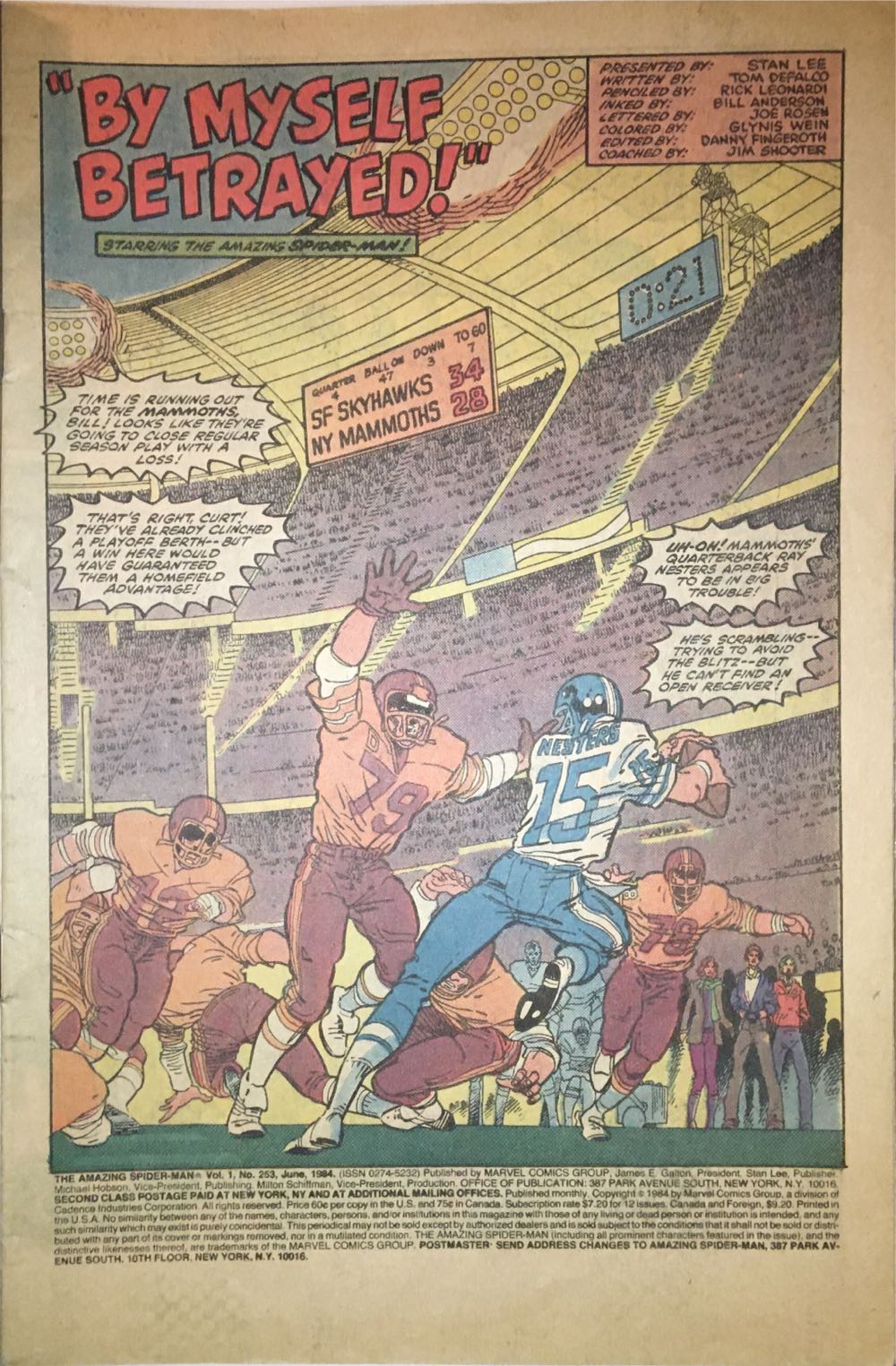 The Amazing Spider-Man - Marvel Comics (253 - 06/1984) comic book collectible [Barcode 071486024576] - Main Image 2