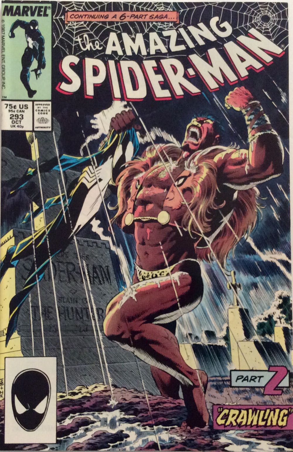Amazing Spider-Man - Marvel (293 - Oct 1987) comic book collectible [Barcode 071486024576] - Main Image 2