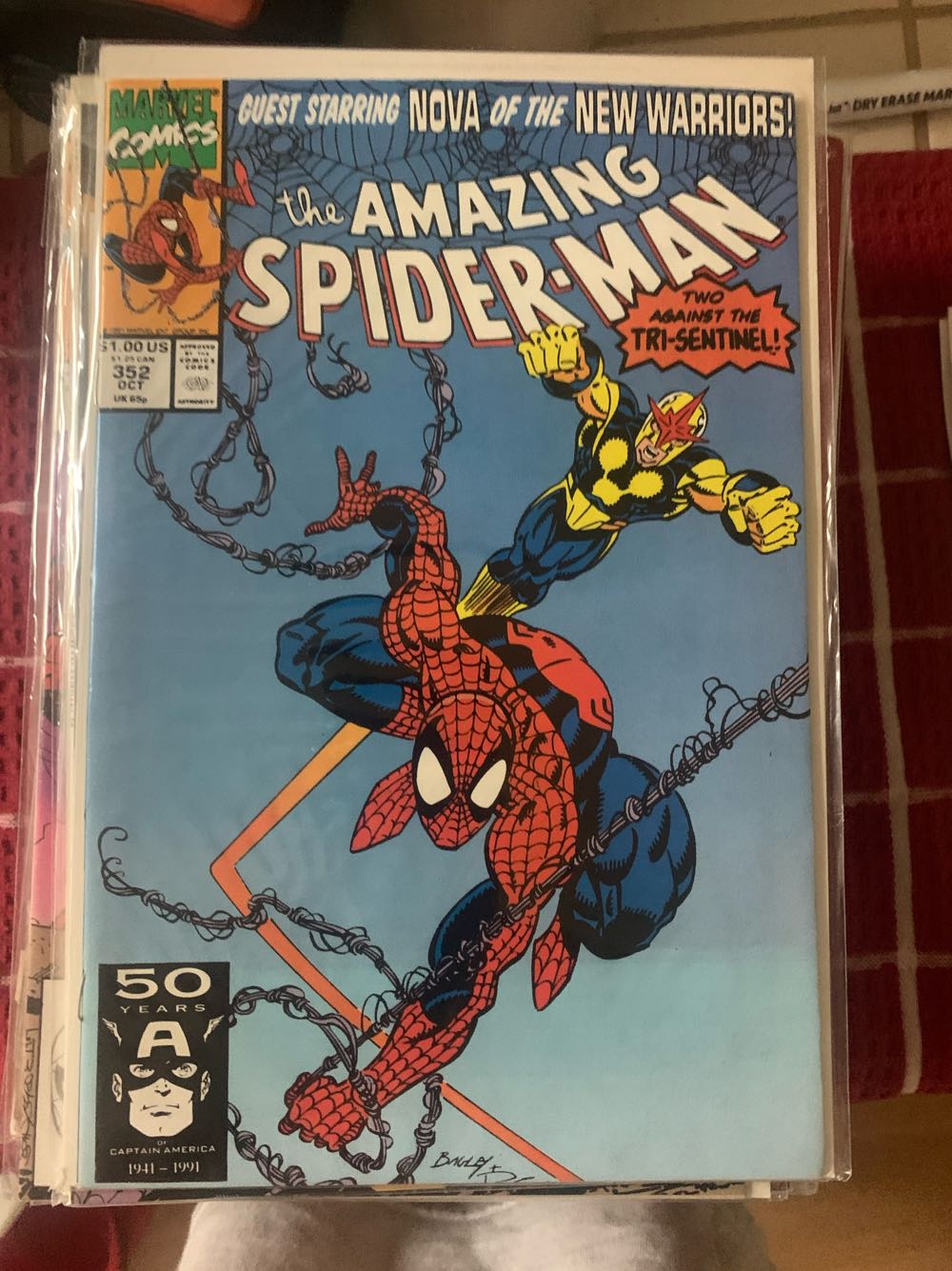 Amazing Spider-man, The - Marvel (352 - Oct 1991) comic book collectible [Barcode 071486024576] - Main Image 3