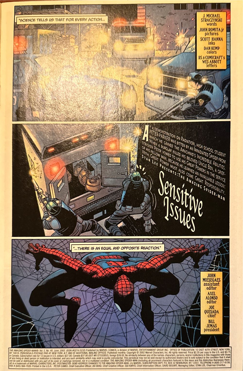 Amazing Spider-Man vol. 2 - Marvel (40 - 06-2002) comic book collectible [Barcode 75960604716104011] - Main Image 2