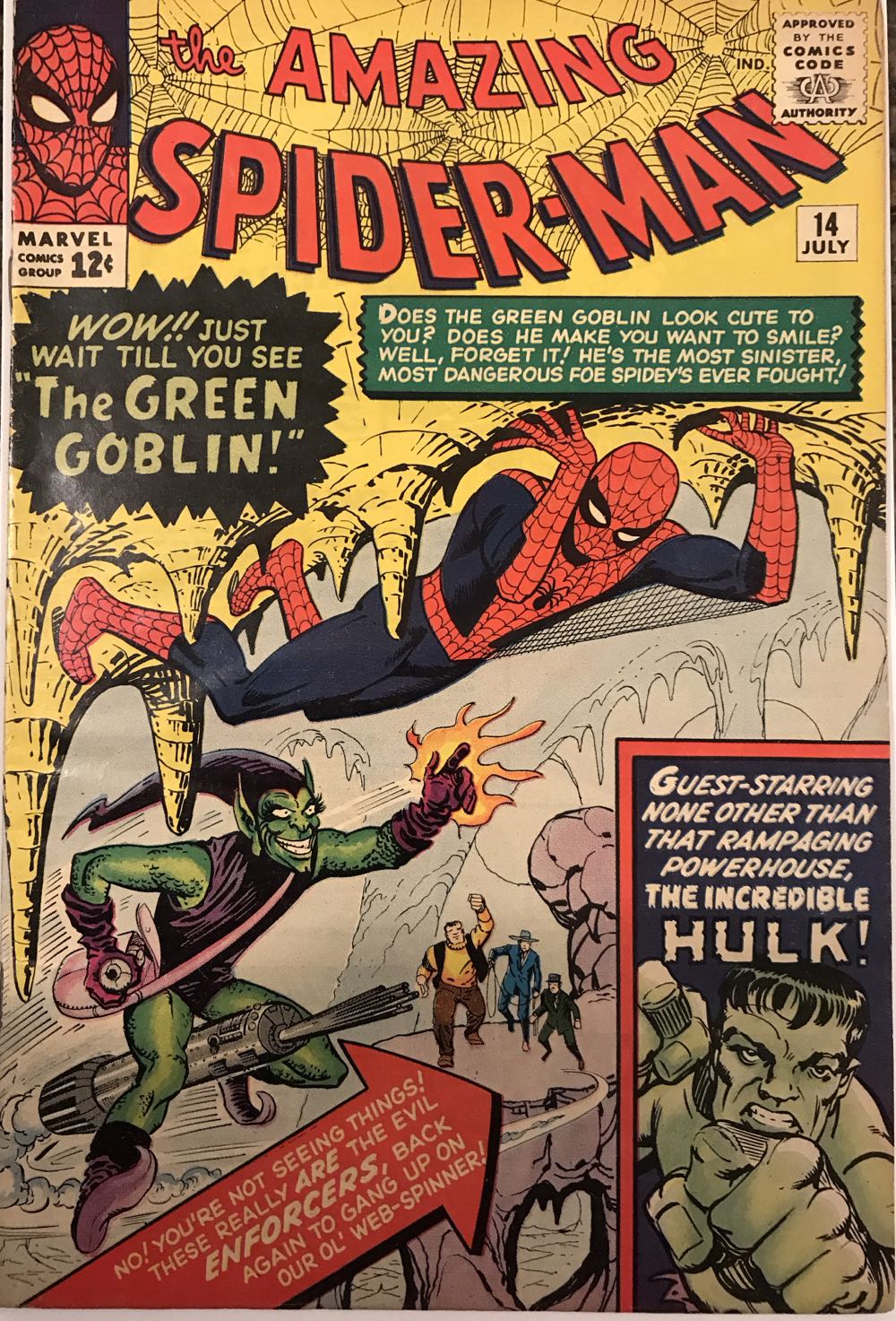 Amazing Spider-man, The - Marvel (14 - Jul 1964) comic book collectible [Barcode 071486024576] - Main Image 2