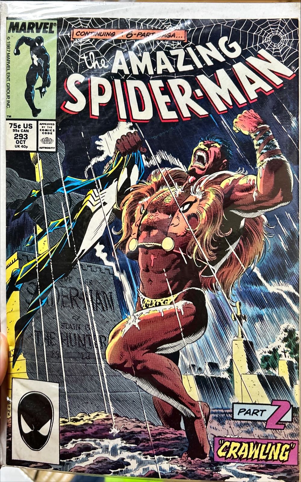 Amazing Spider-man, The - Marvel (293 - Oct 1987) comic book collectible [Barcode 071486024576] - Main Image 2
