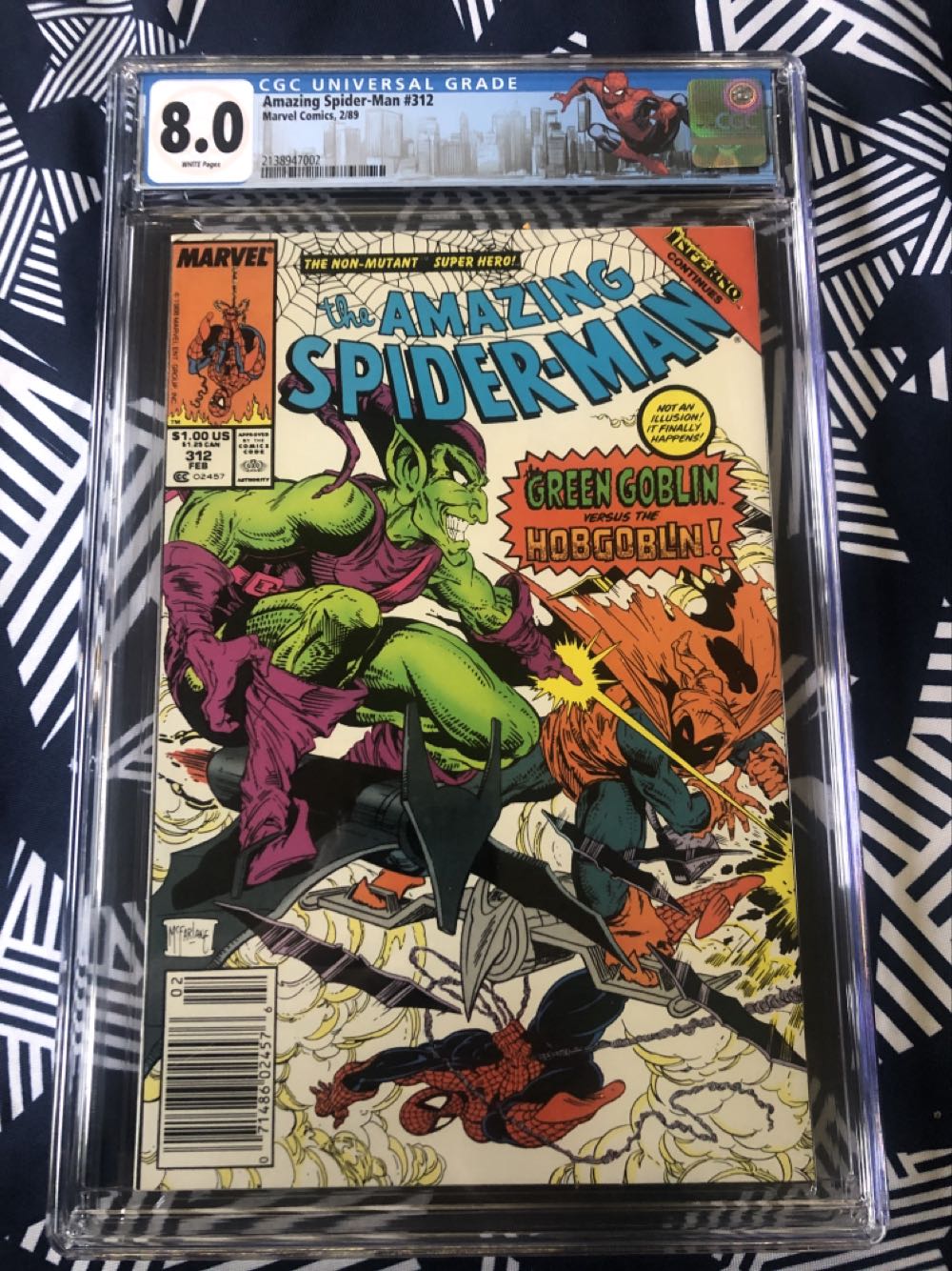 Amazing Spider-Man, The - Marvel Comics (312 - Feb 1989) comic book collectible [Barcode 071486024576] - Main Image 2