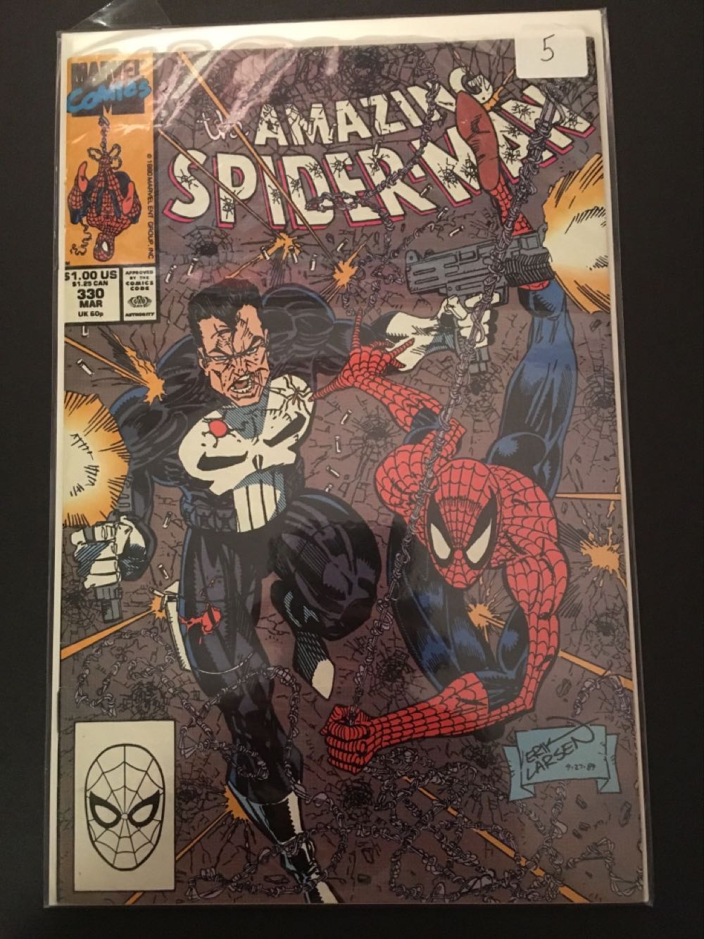 Amazing Spider-man, The - Marvel (314 - Mar 1989) comic book collectible [Barcode 071486024576] - Main Image 2