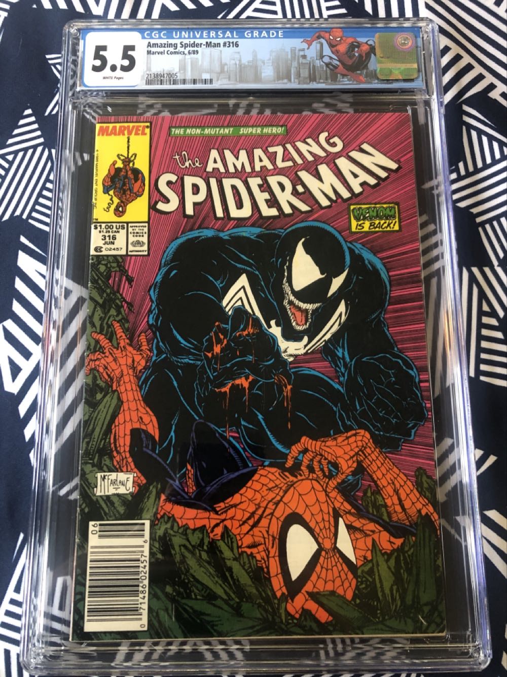 Amazing Spider-Man, The - Marvel Comics (316 - 06/1989) comic book collectible [Barcode 071486024576] - Main Image 2