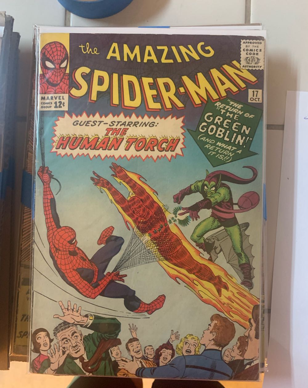 The Amazing Spider-man Vol 1 - Marvel Comics (17 - Oct 1964) comic book collectible [Barcode 7455596] - Main Image 2