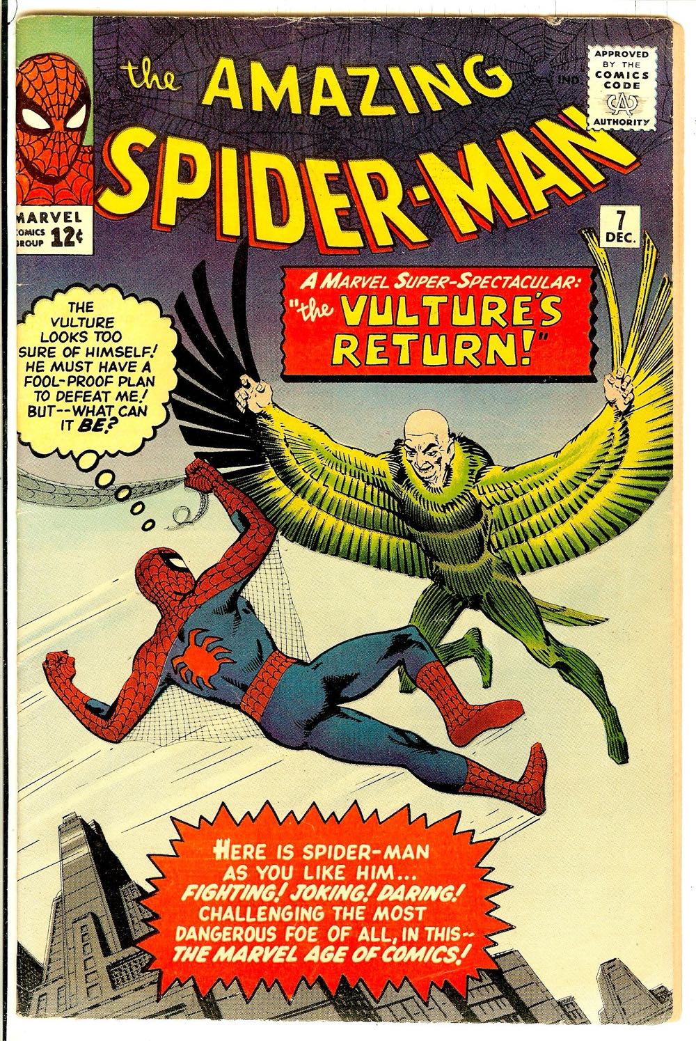 The Amazing Spider-man - Marvel Comics Group (7 - Nov 1963) comic book collectible [Barcode 7155356] - Main Image 2