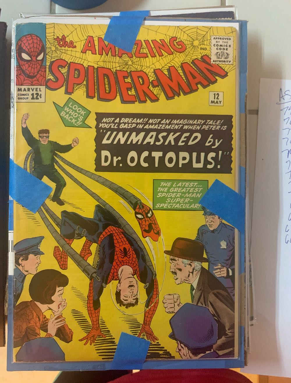 The Amazing Spider-man Vol 1 - Marvel Comics (12 - May 1964) comic book collectible [Barcode 74586] - Main Image 2