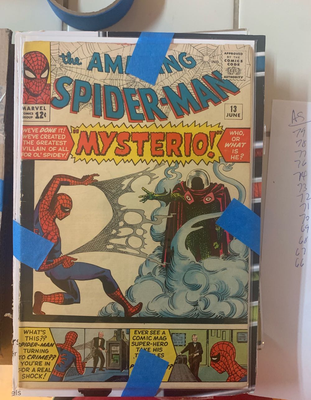 The Amazing Spider-Man - Marvel (13 - Mar 1964) comic book collectible [Barcode 52856] - Main Image 3