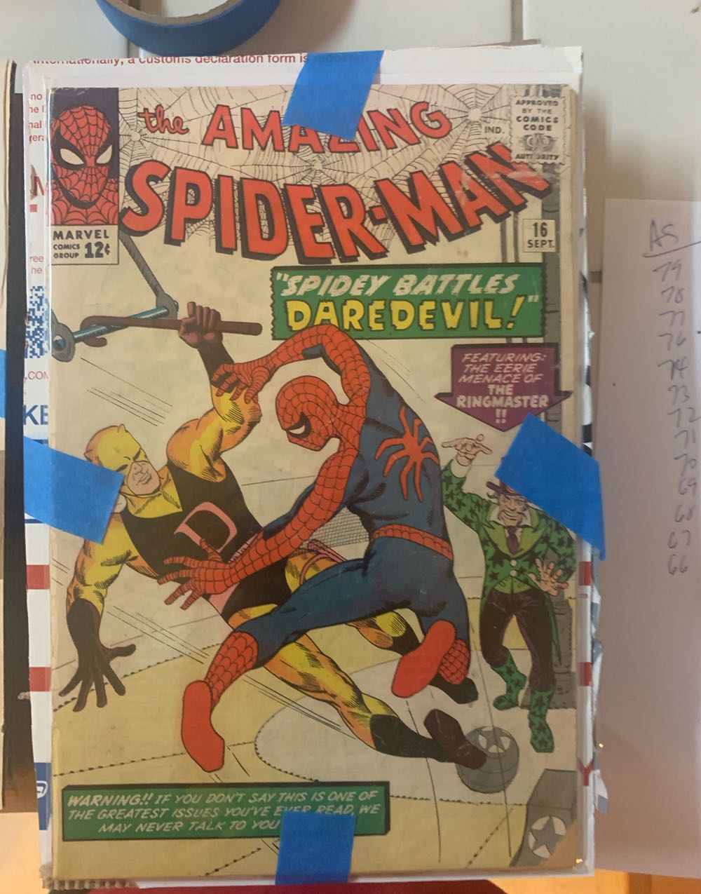 The Amazing Spider-man - Marvel Comics Group (16 - Sep 1964) comic book collectible [Barcode 54555] - Main Image 2