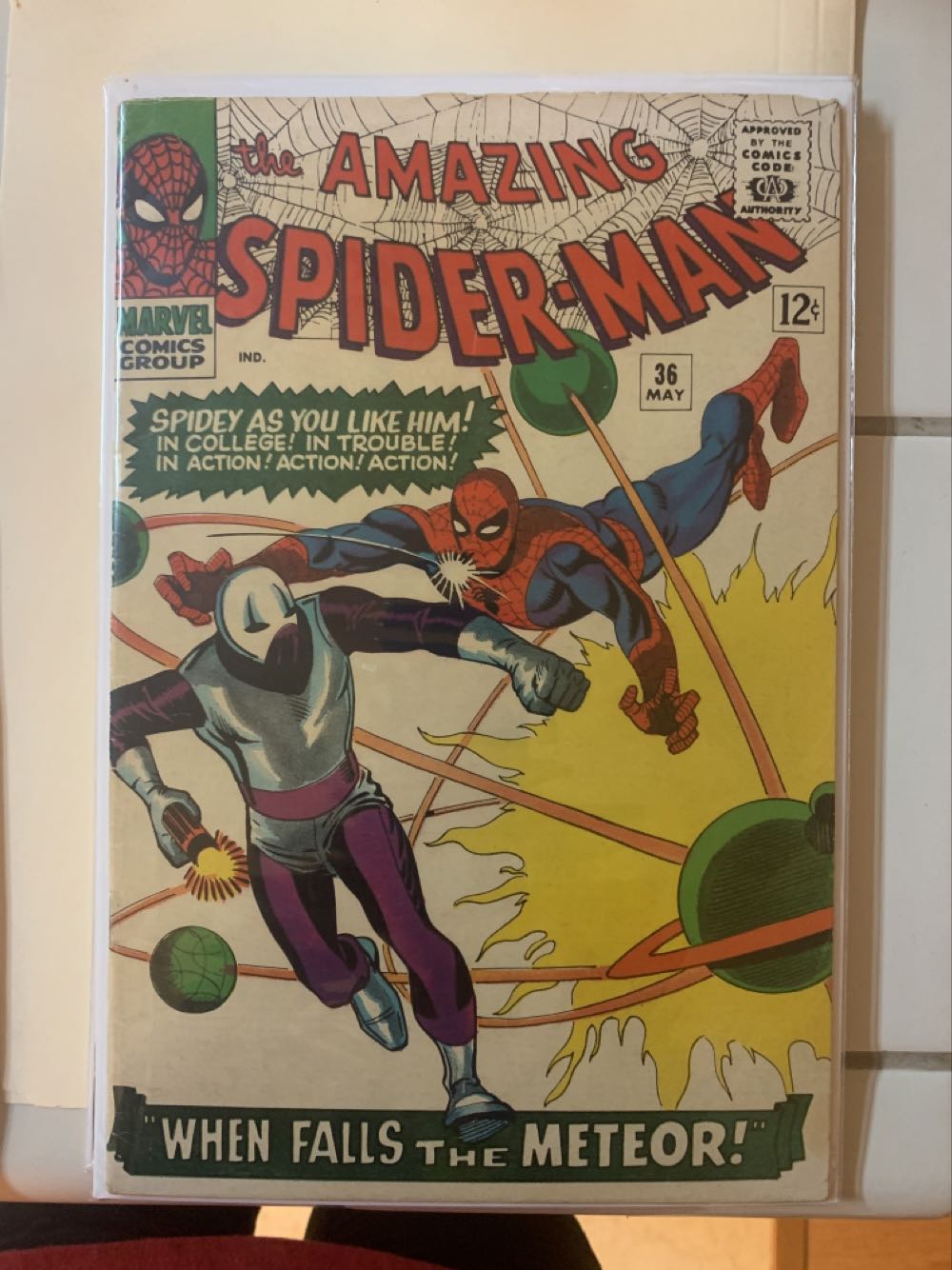 Amazing Spider-Man, The - Marvel Comics (36 - May 1966) comic book collectible [Barcode 81585698] - Main Image 2