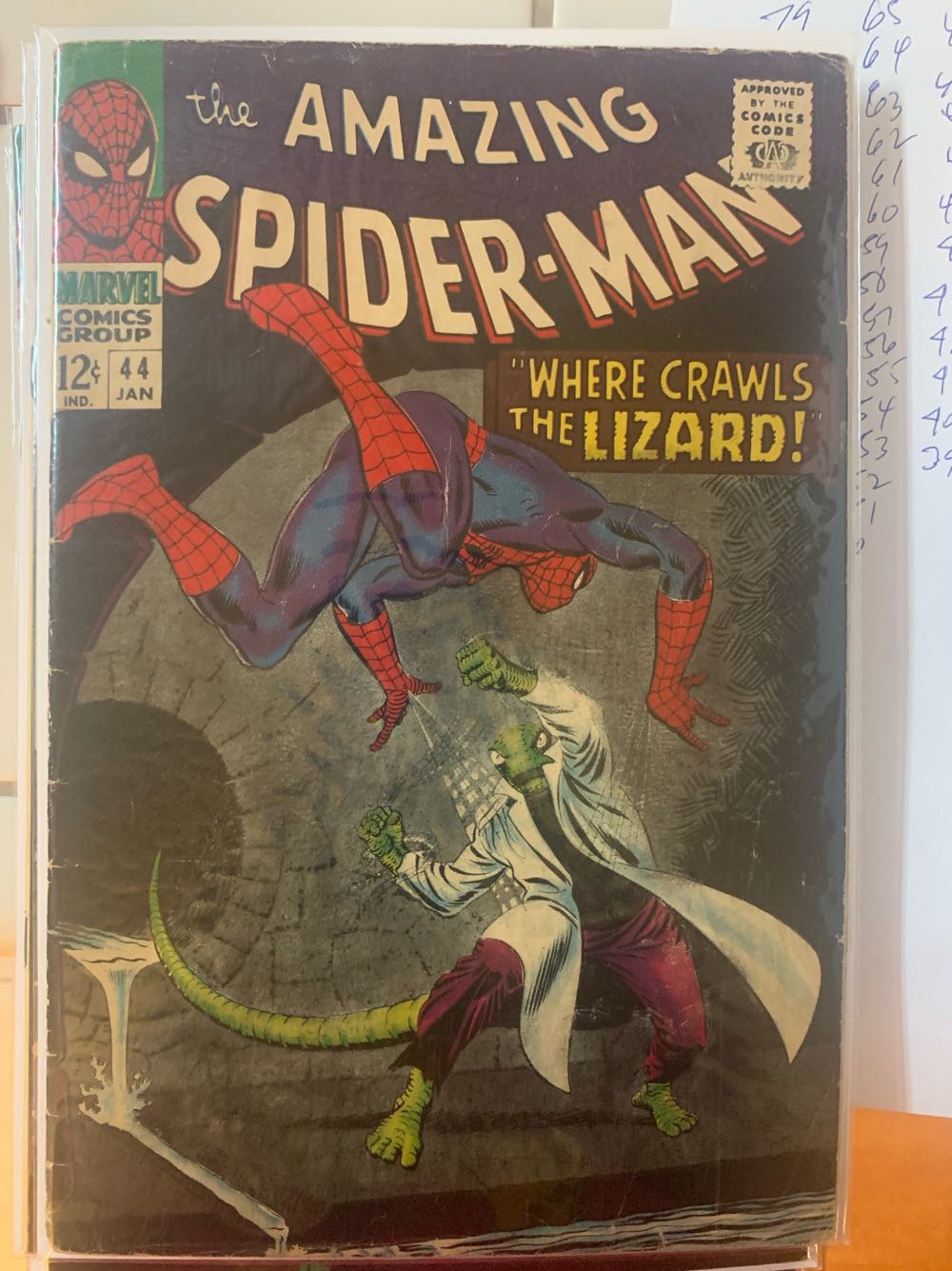 The Amazing Spider-man - Marvel Comcs (44 - Jan 1967) comic book collectible [Barcode 87455] - Main Image 2