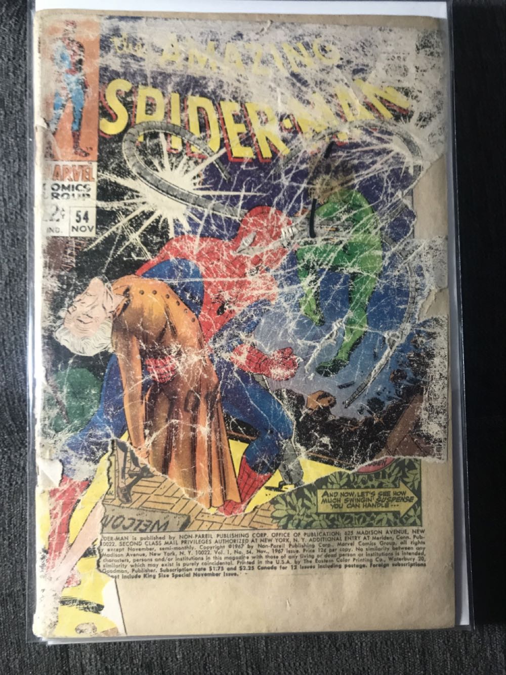 Amazing Spider-Man, The - Marvel Comics (54 - Nov 1967) comic book collectible [Barcode 8458299] - Main Image 2
