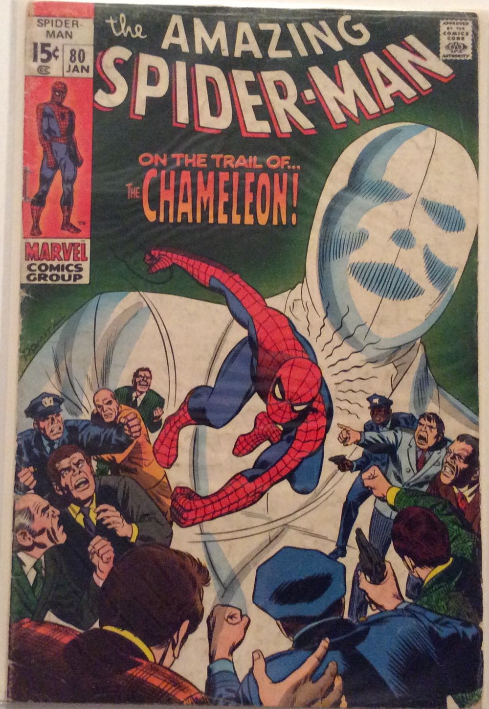 Amazing Spider-man, The - Marvel Comics (80 - Jan 1970) comic book collectible [Barcode 87411852859] - Main Image 2