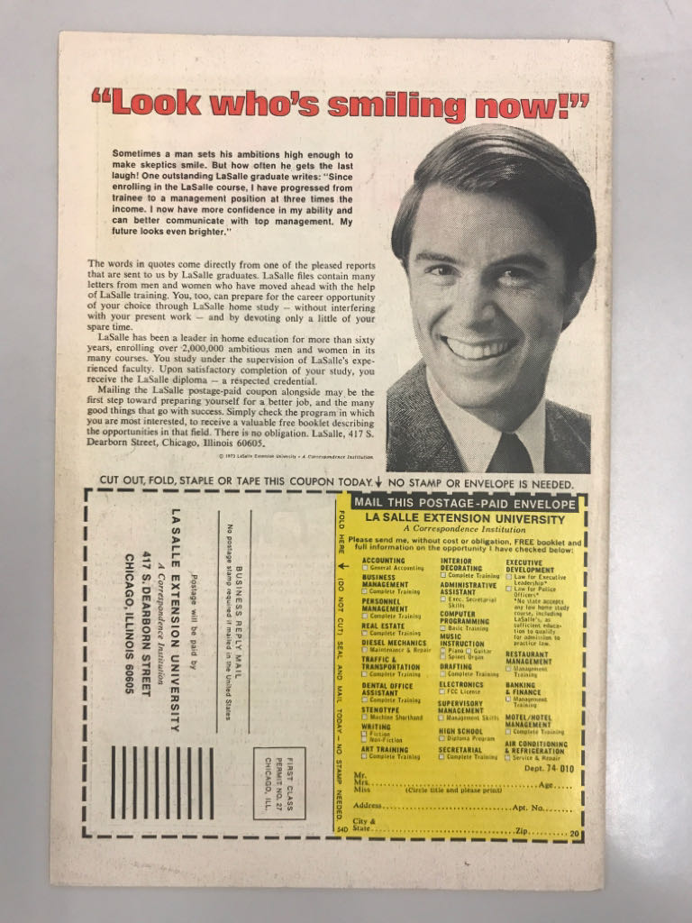 Amazing Spider-Man (Vol 1) - Marvel Comics Group (154 - Mar 1976) comic book collectible [Barcode 785412547] - Main Image 2