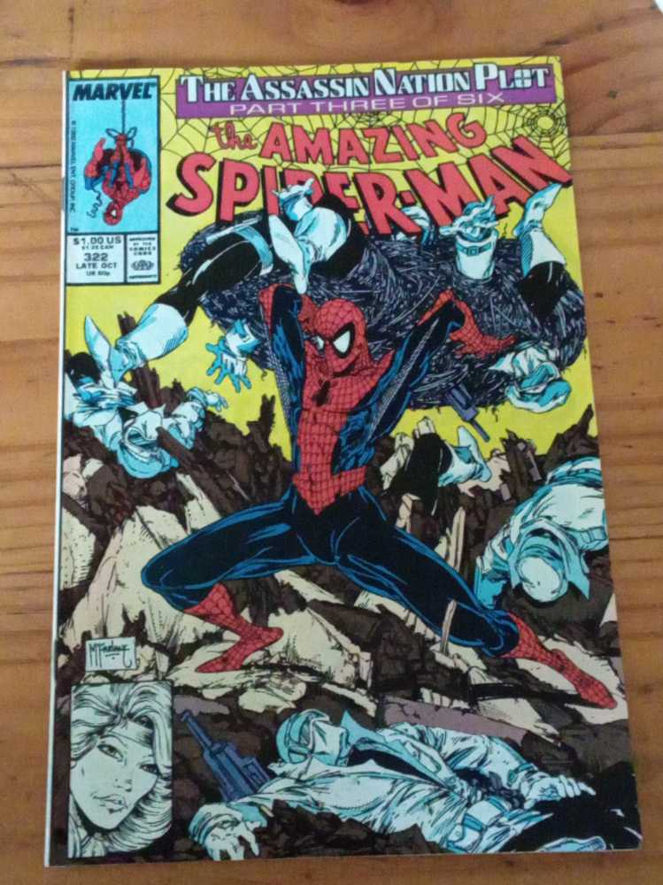 The Amazing Spider-Man - Marvel Comics (322 - Oct 1989) comic book collectible [Barcode 785555222] - Main Image 2