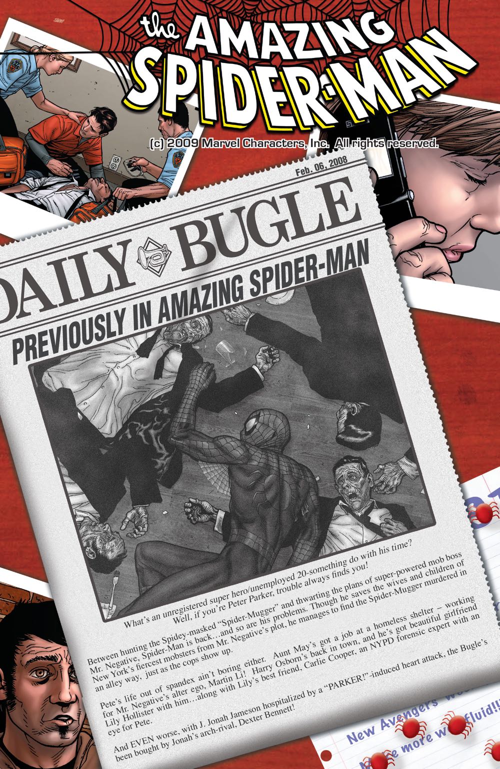 Amazing Spider-Man, The Vol. 2 - Marvel Comics (549 - Apr 2008) comic book collectible [Barcode 759606047161] - Main Image 2