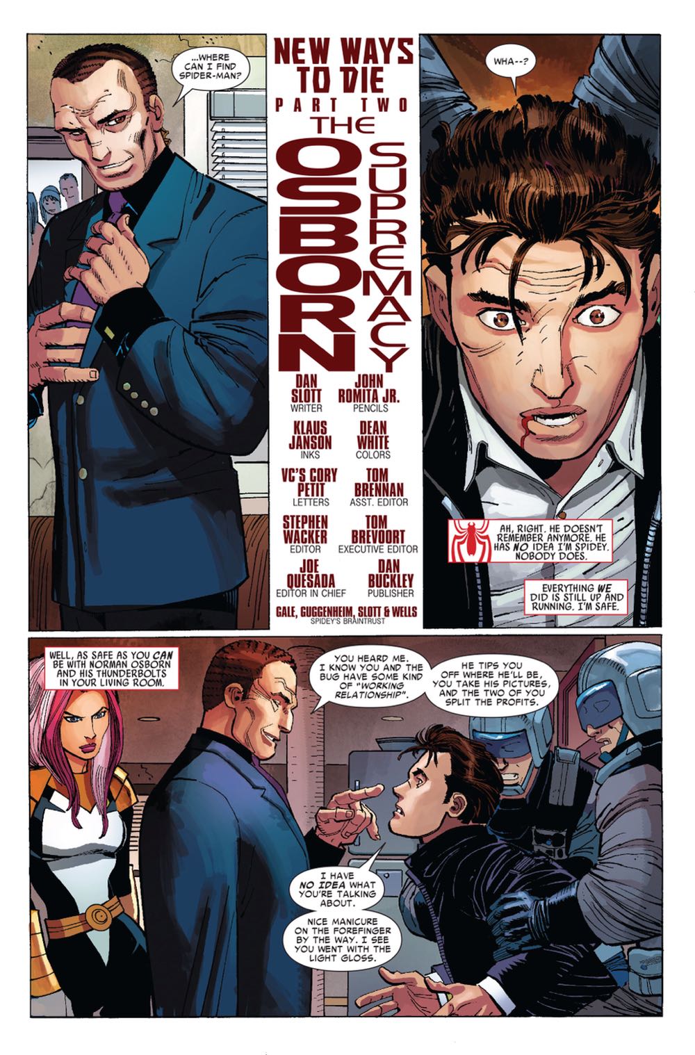 Amazing Spider-Man, The Vol. 2 - Marvel Comics (569 - Oct 2008) comic book collectible [Barcode 759606047161] - Main Image 3