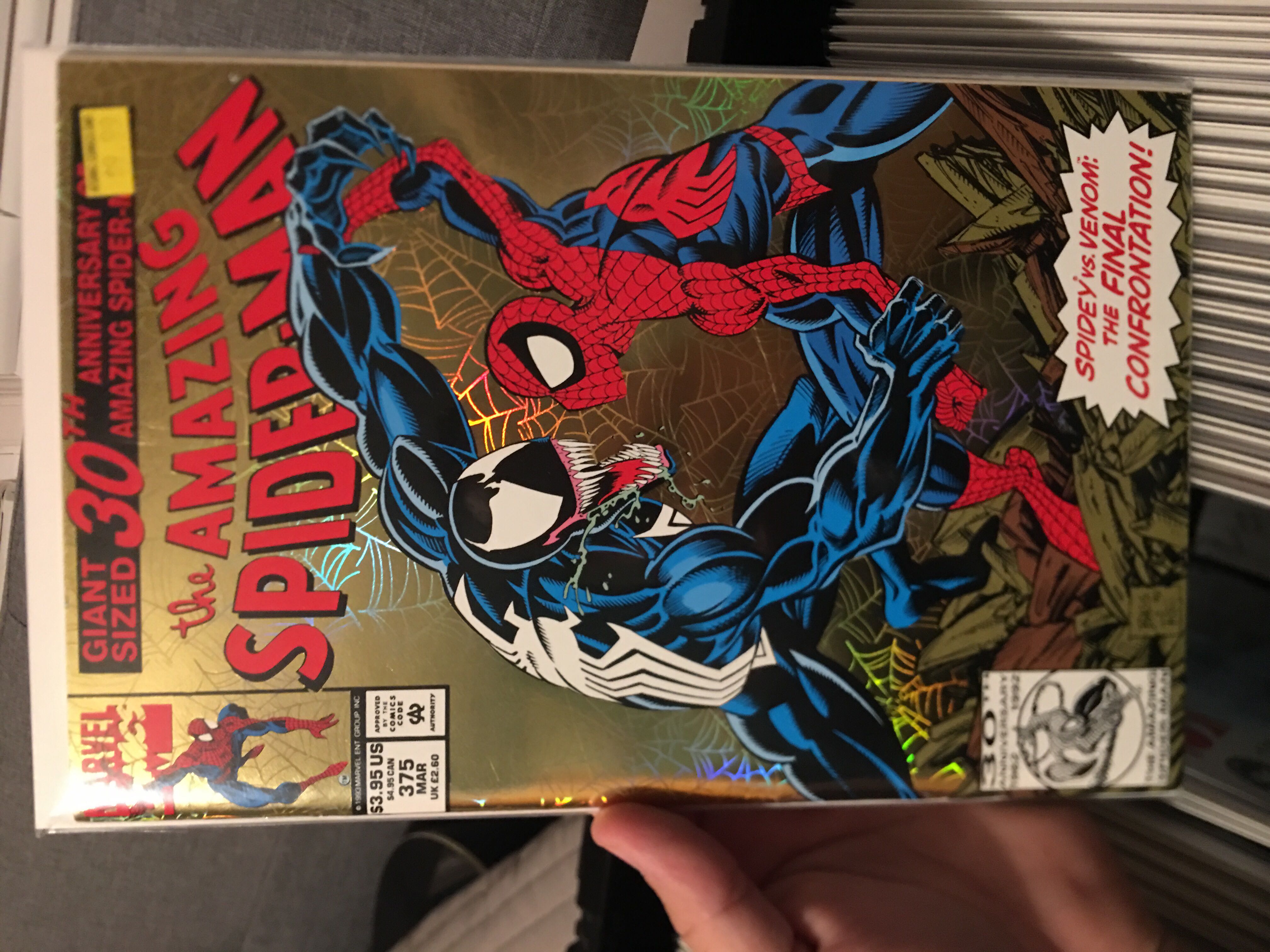 Amazing Spider-Man, The - Marvel (375) comic book collectible [Barcode 071486024576] - Main Image 2