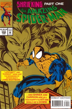 The Amazing Spider-Man  - Marvel (390 - Jun 1994) comic book collectible [Barcode 759606024575] - Main Image 1