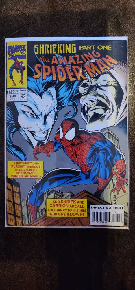 The Amazing Spider-Man  - Marvel (390 - Jun 1994) comic book collectible [Barcode 759606024575] - Main Image 2
