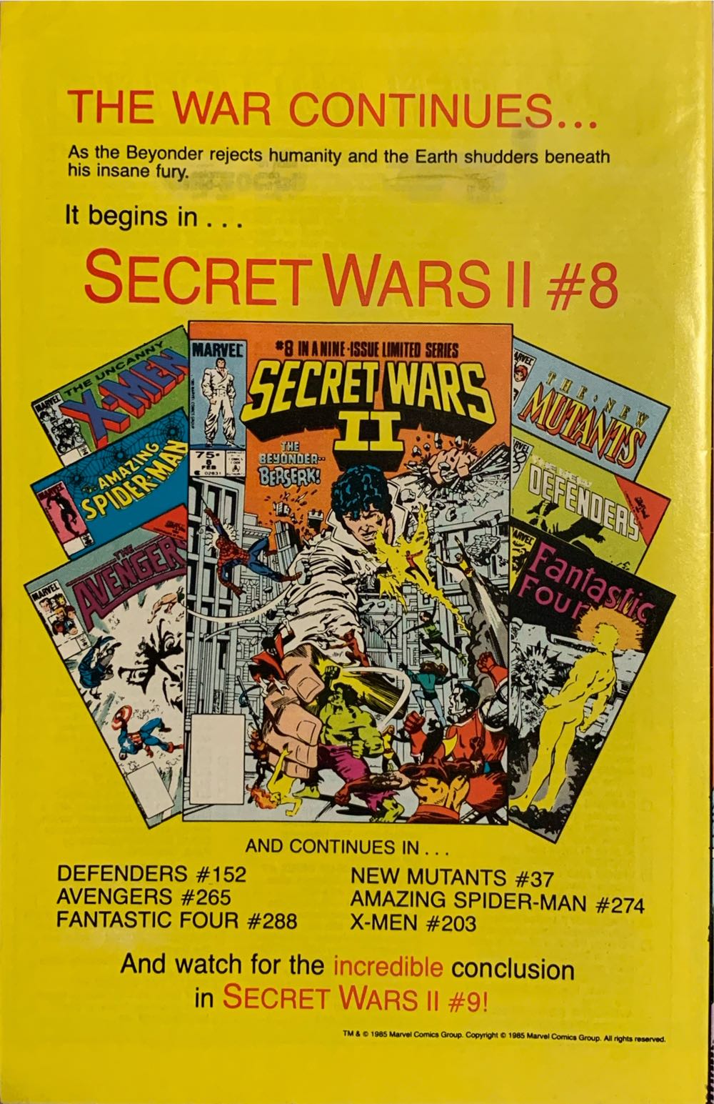 The Amazing Spider-Man - Marvel Comics (273 - December 1985) comic book collectible [Barcode 071486024576] - Main Image 2