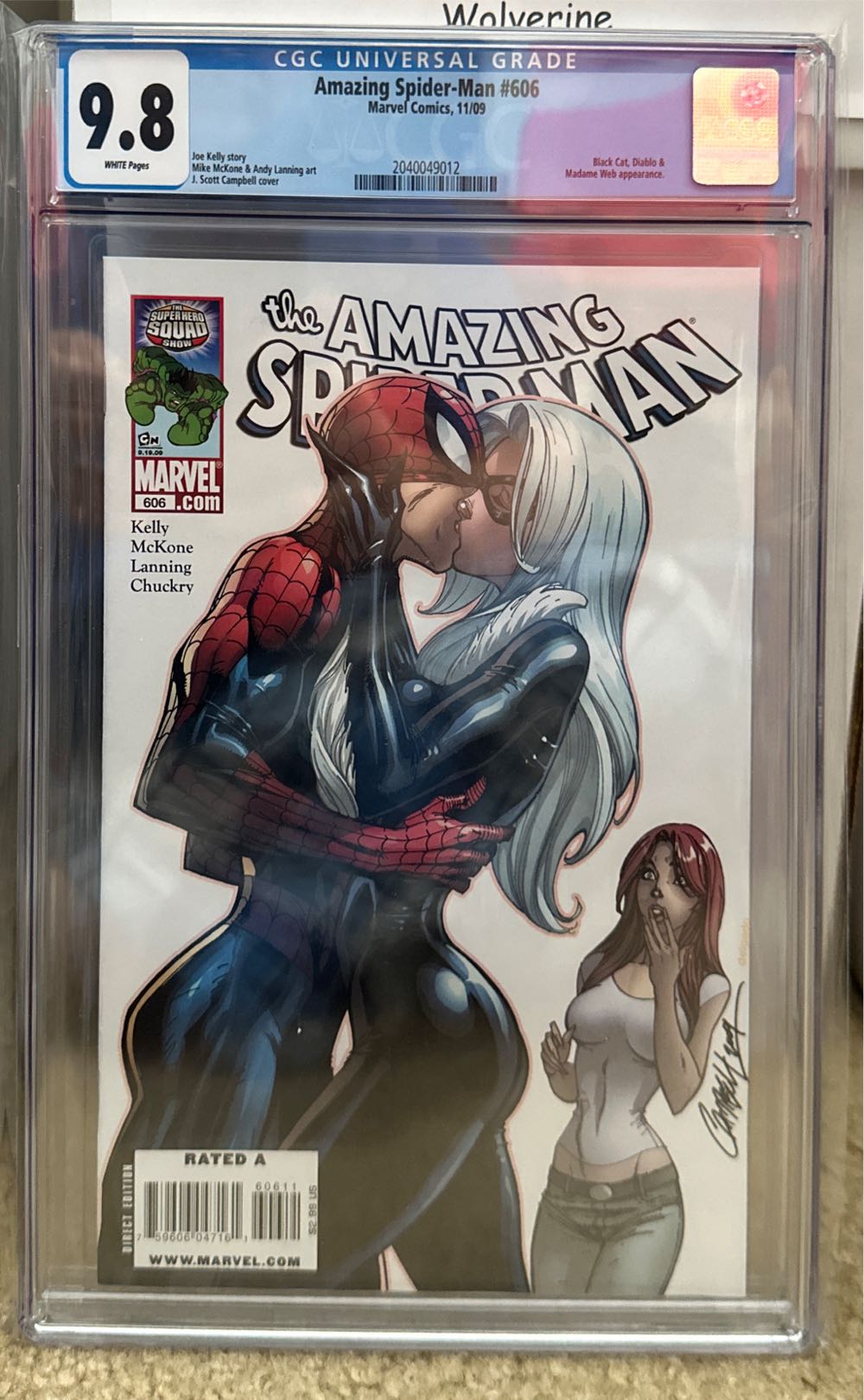 Amazing Spider-man, The - Marvel Comics - 9.8 (606 - Nov 2009) comic book collectible [Barcode 759606047161] - Main Image 2