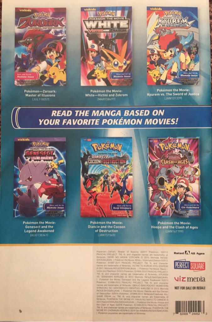 Pokemon  (0) comic book collectible [Barcode 031200001146] - Main Image 2