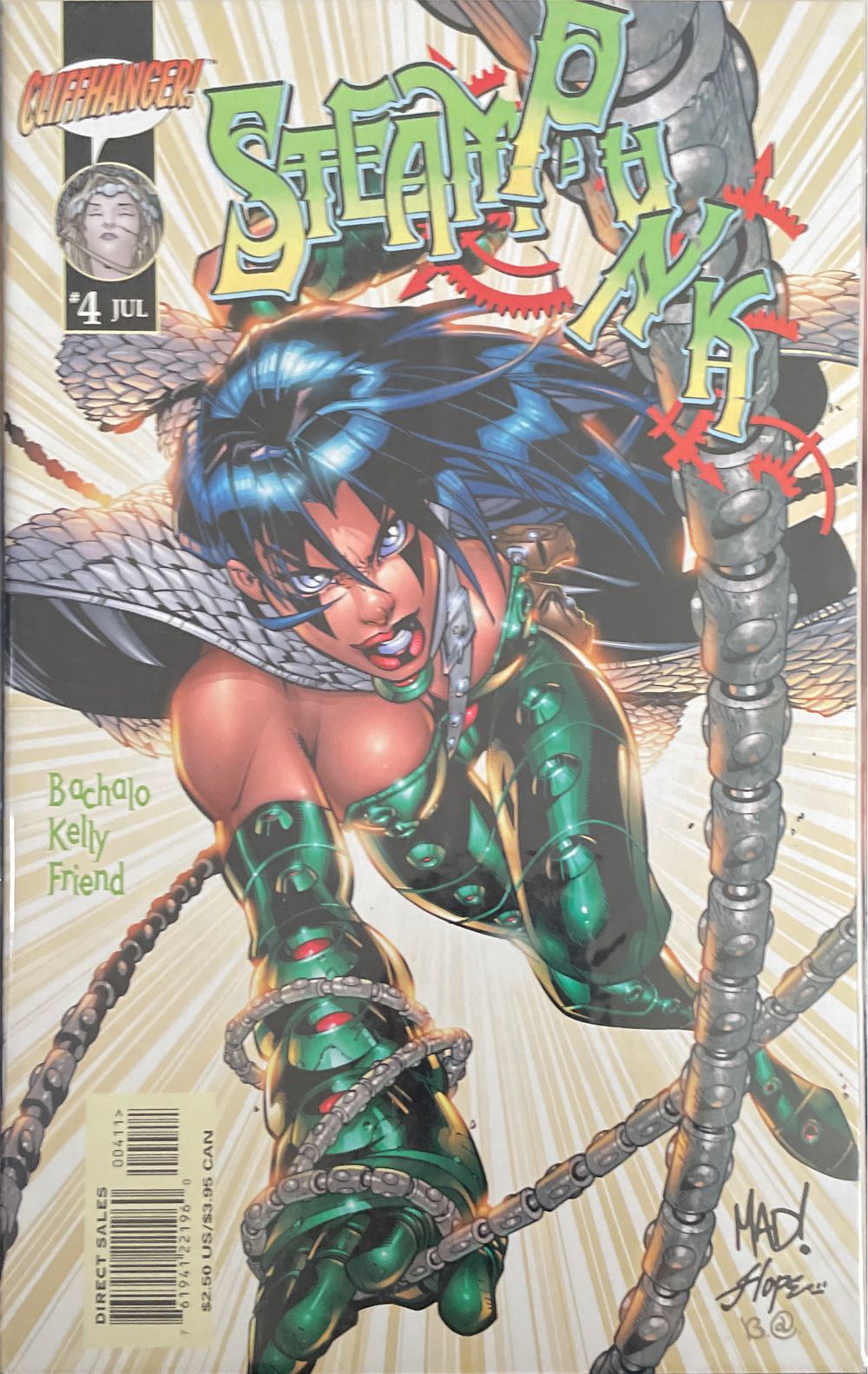 Steampunk - Wildstorm (4 - Jul 2000) comic book collectible [Barcode 76194122196000411] - Main Image 2