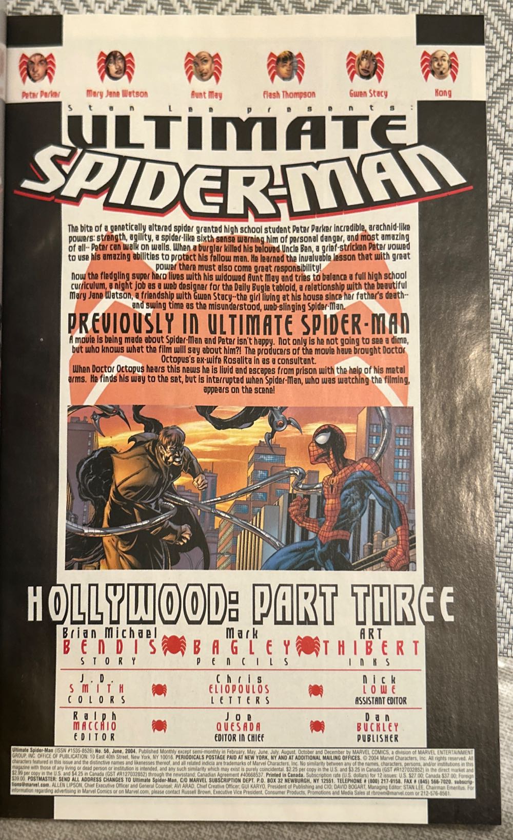 Ultimate Spider-Man - Marvel Comics (56 - Jun 2004) comic book collectible [Barcode 75960605031405611] - Main Image 3