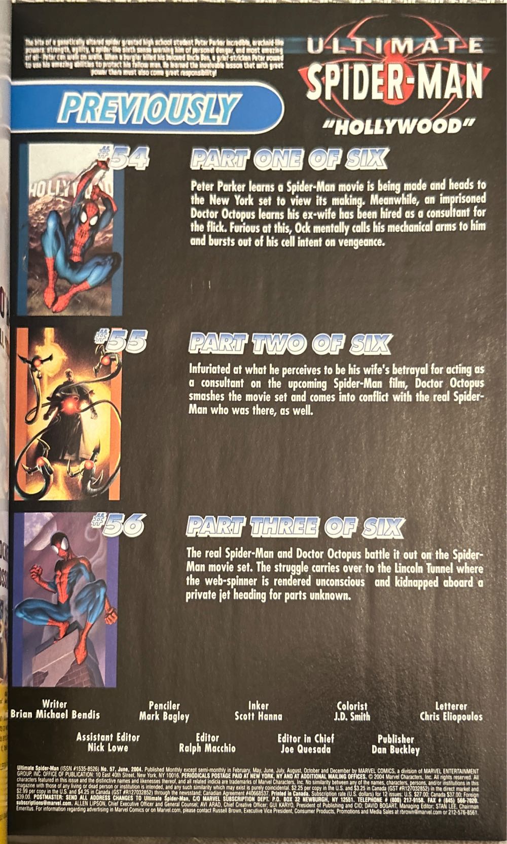 Ultimate Spider-Man - Marvel Comics (57 - Jun 2004) comic book collectible [Barcode 75960605031405711] - Main Image 3