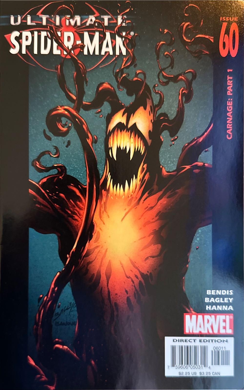 Ultimate Spider-Man - Marvel Comics (60 - Aug 2004) comic book collectible [Barcode 75960605031406011] - Main Image 2