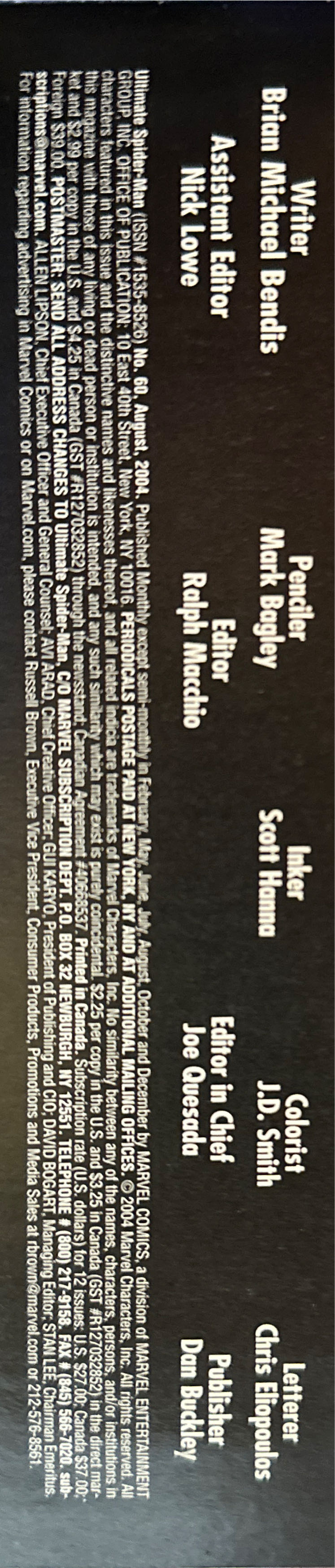 Ultimate Spider-Man - Marvel Comics (60 - Aug 2004) comic book collectible [Barcode 75960605031406011] - Main Image 4