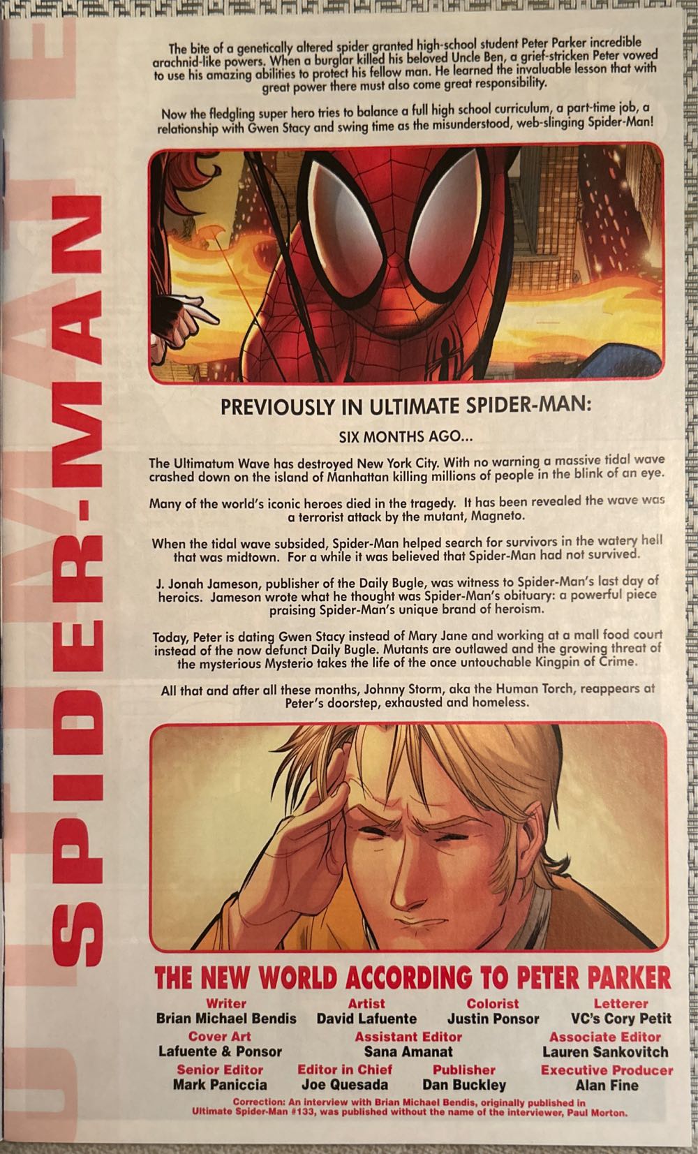 Ultimate Spider-Man - Marvel Comics (137 - Dec 2009) comic book collectible [Barcode 75960606789300311] - Main Image 3
