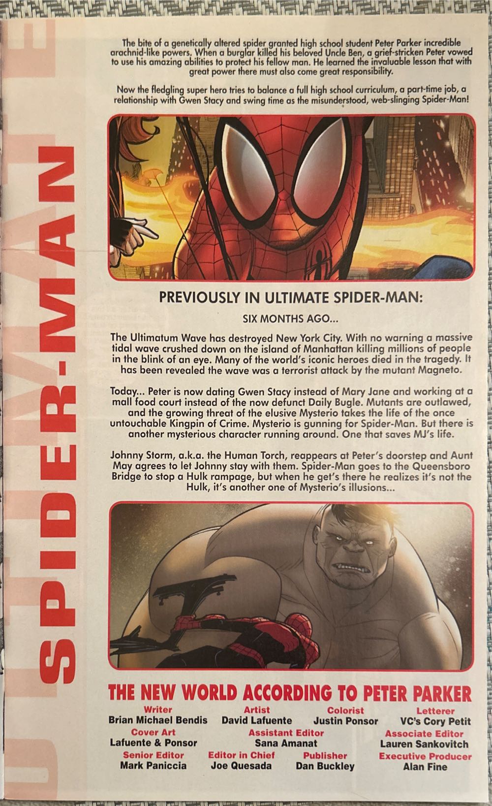 Ultimate Spider-Man - Ultimate Marvel/Marvel Comics (139 - Feb 2010) comic book collectible [Barcode 75960606789300511] - Main Image 3