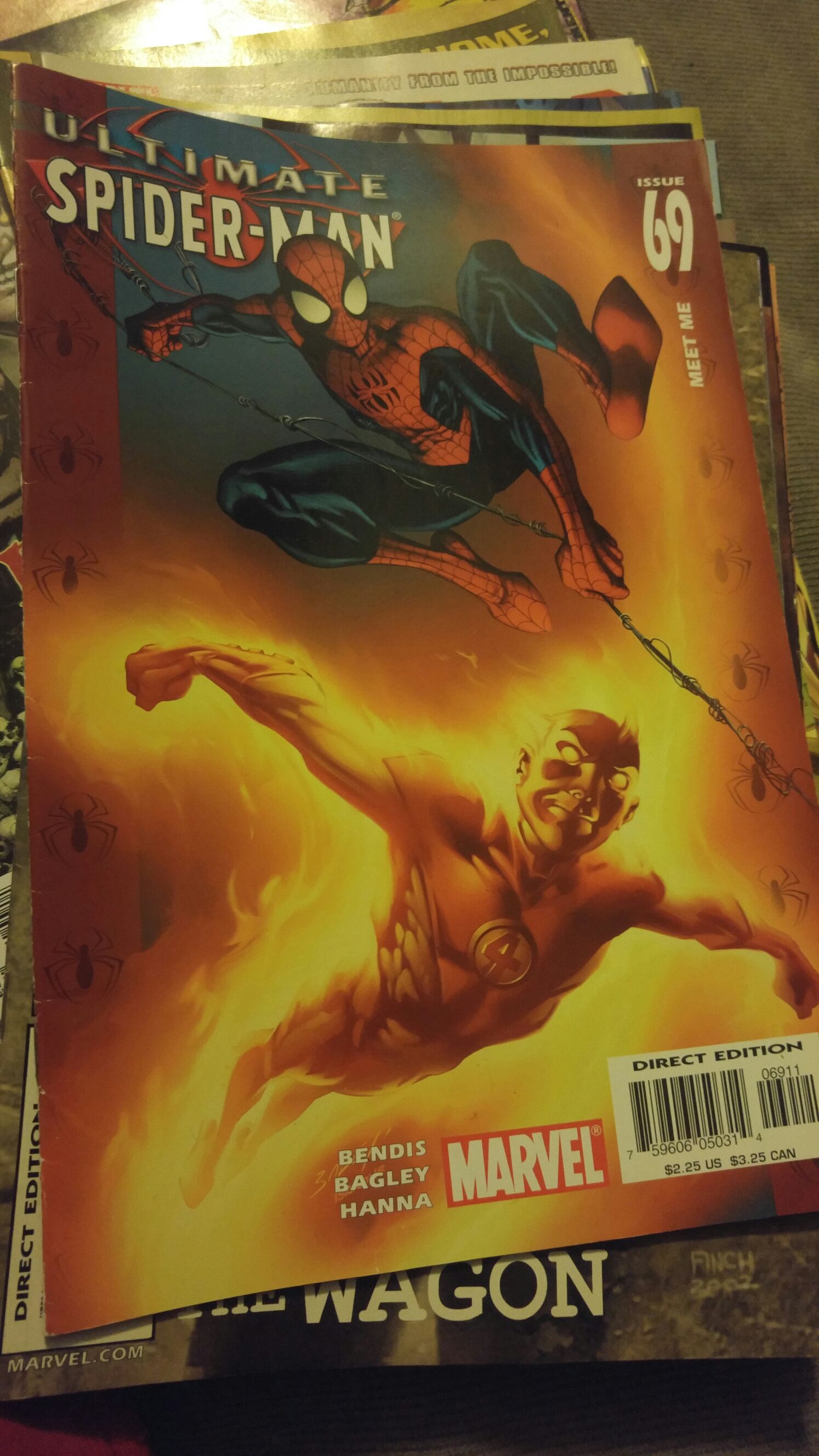 Ultimate Spiderman  (69) comic book collectible [Barcode 759606050314] - Main Image 1