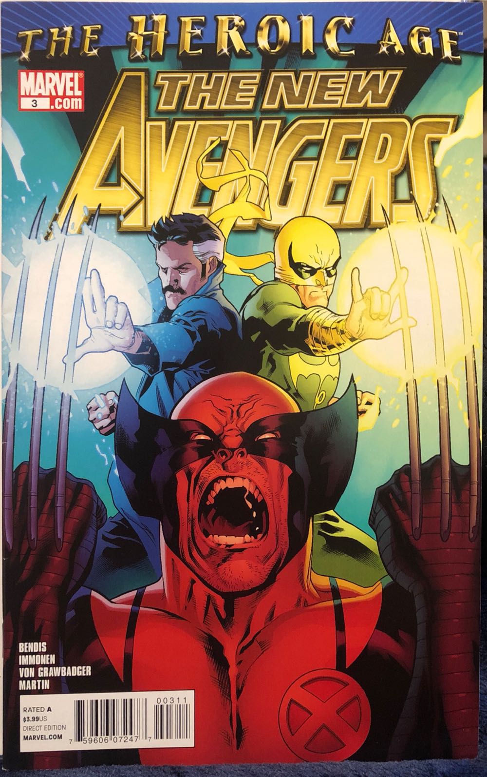 New Avengers (Vol 2 | 2010) - Marvel Comics (3 - Oct 2010) comic book collectible [Barcode 75960607247700311] - Main Image 2