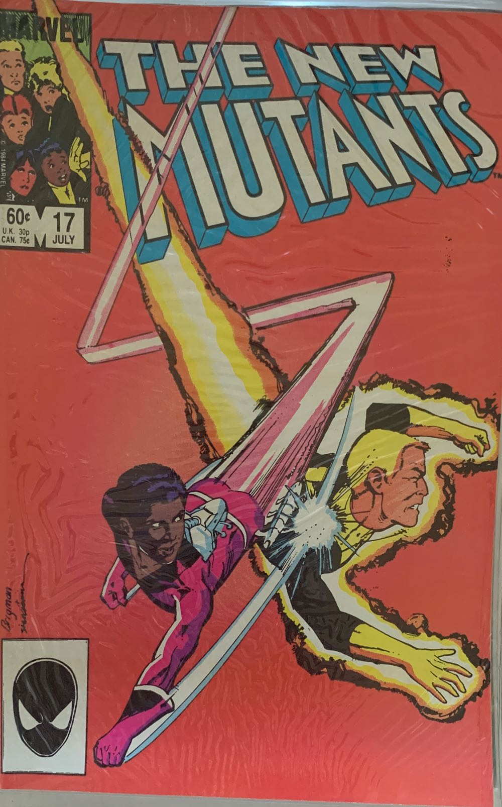 New Mutants - Marvel (17 - Jul 1984) comic book collectible [Barcode 759606068388] - Main Image 2