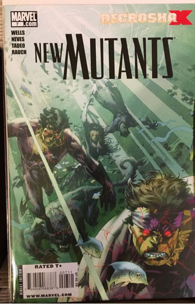 New Mutants (2009) - Marvel (7 - Jan 2010) comic book collectible [Barcode 75960606838800711] - Main Image 1