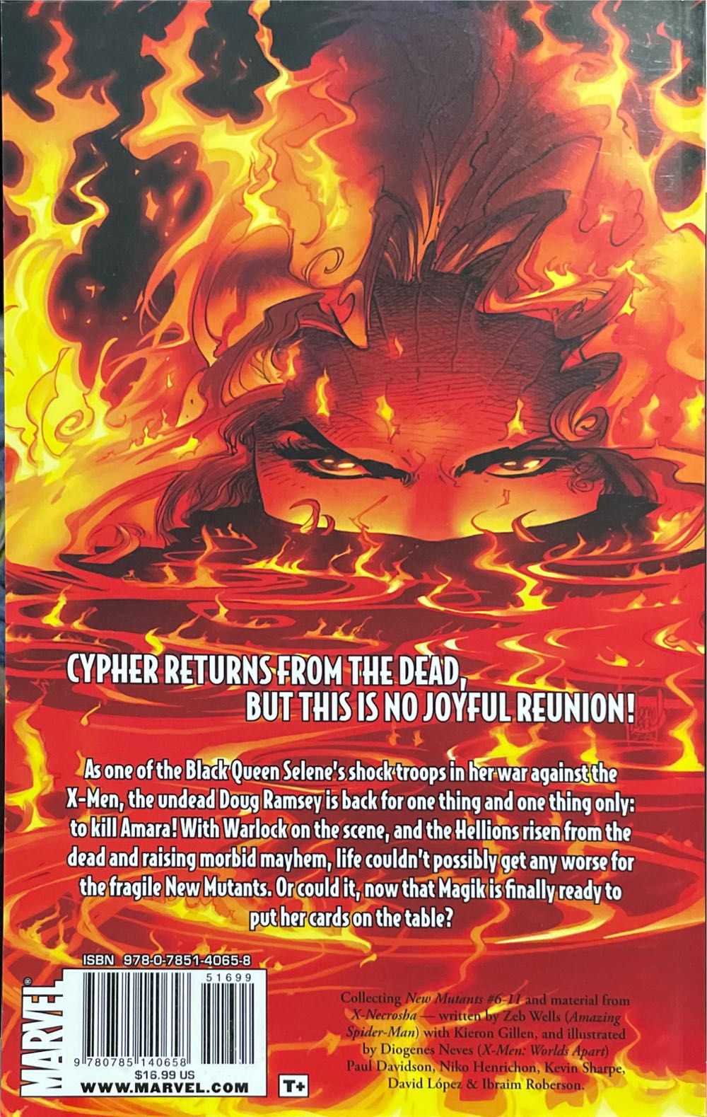 New Mutants: Necrosha - Marvel Comics (2) comic book collectible [Barcode 978078514065851699] - Main Image 2