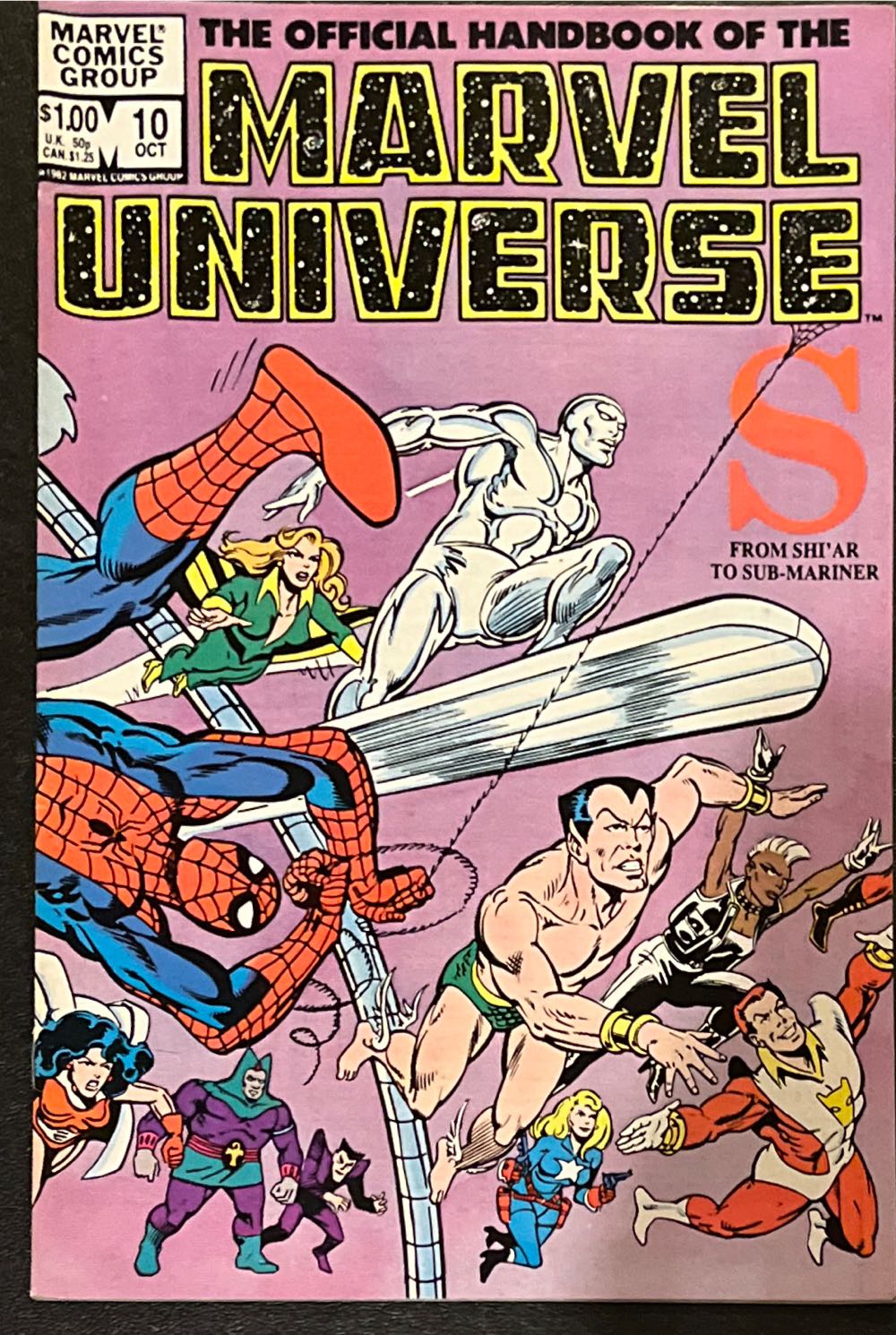 The Official Handbook of the Marvel Universe (Vol. 1) - Marvel Comics Group (10 - Oct 1983) comic book collectible [Barcode 071486028123] - Main Image 2