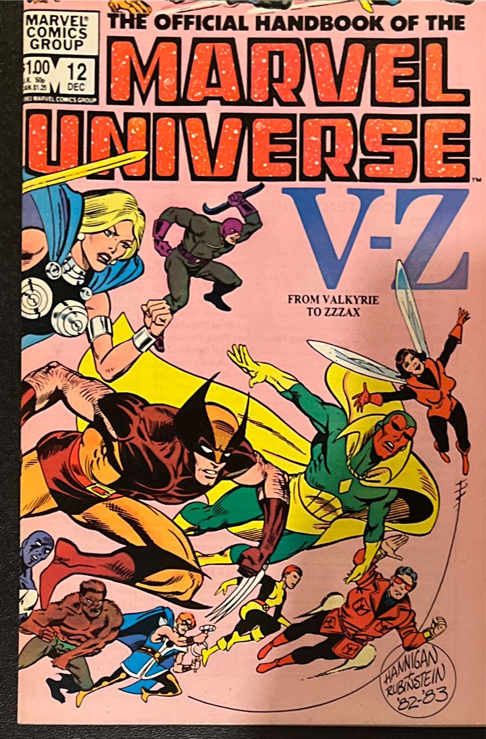 Official Handbook of the Marvel Universe, The - Marvel (12 - Dec 1983) comic book collectible [Barcode 071486028123] - Main Image 2