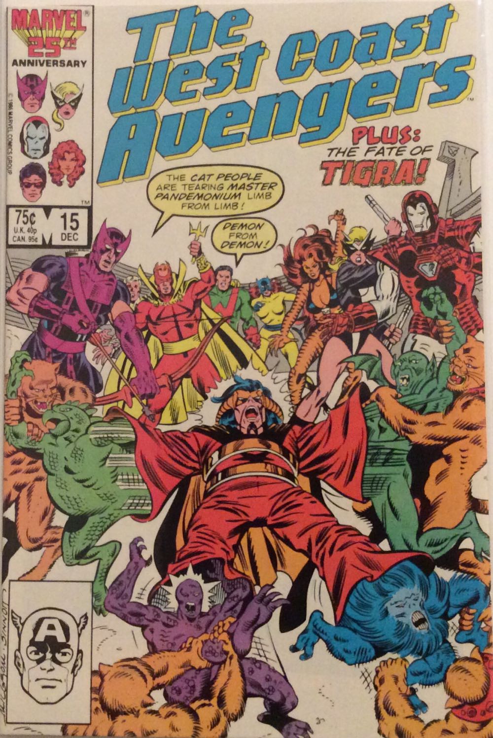 West Coast Avengers vol. 2 - Marvel (15 - 12/1986) comic book collectible [Barcode 071486021001] - Main Image 2