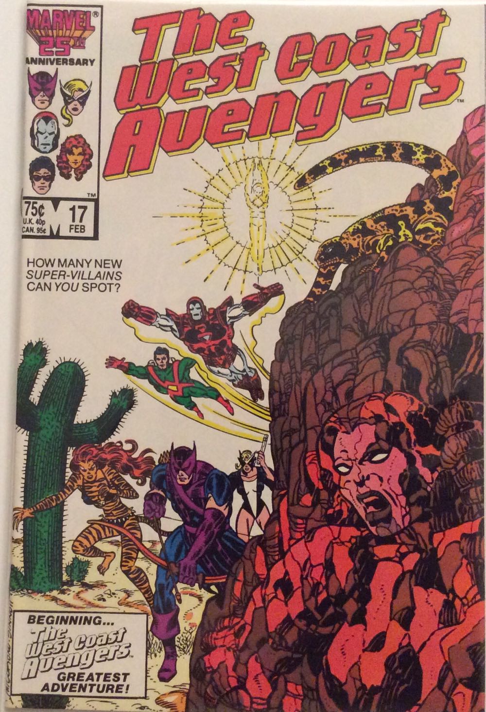 West Coast Avengers vol. 2 - Marvel (17 - Feb 1987) comic book collectible [Barcode 071486021001] - Main Image 2