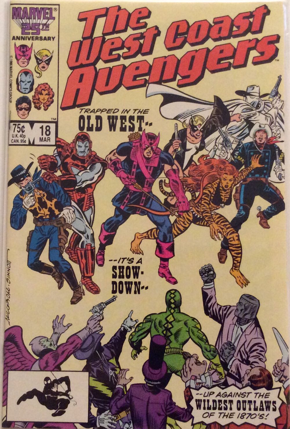 West Coast Avengers vol. 2 - Marvel (18 - Mar 1987) comic book collectible [Barcode 071486021001] - Main Image 2