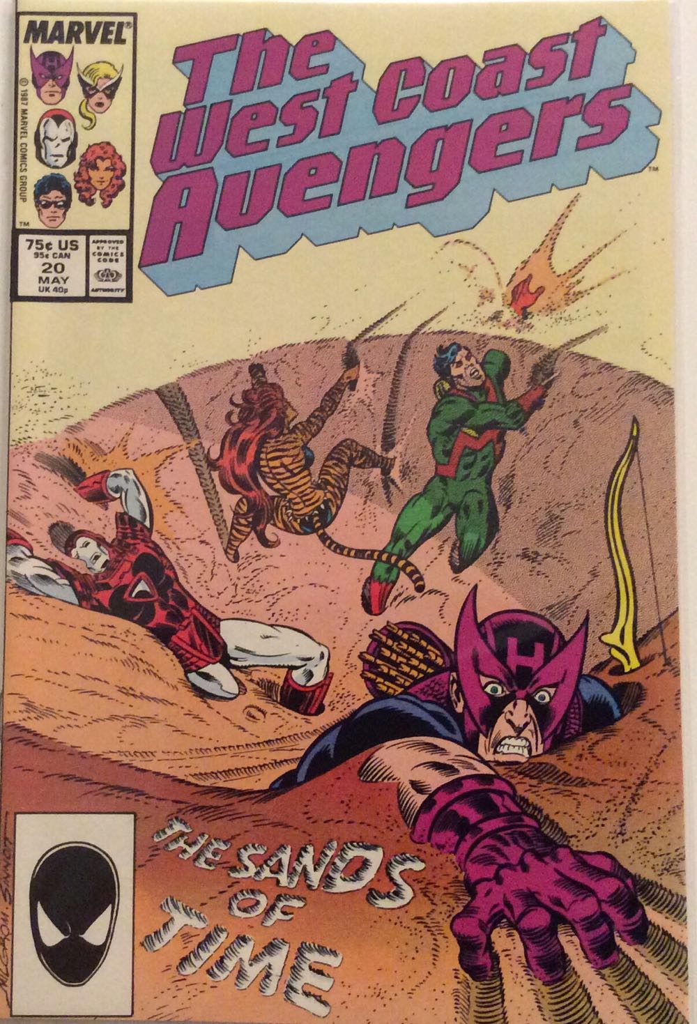 West Coast Avengers (1985) - Marvel Comics (20 - May 1987) comic book collectible [Barcode 071486021001] - Main Image 2