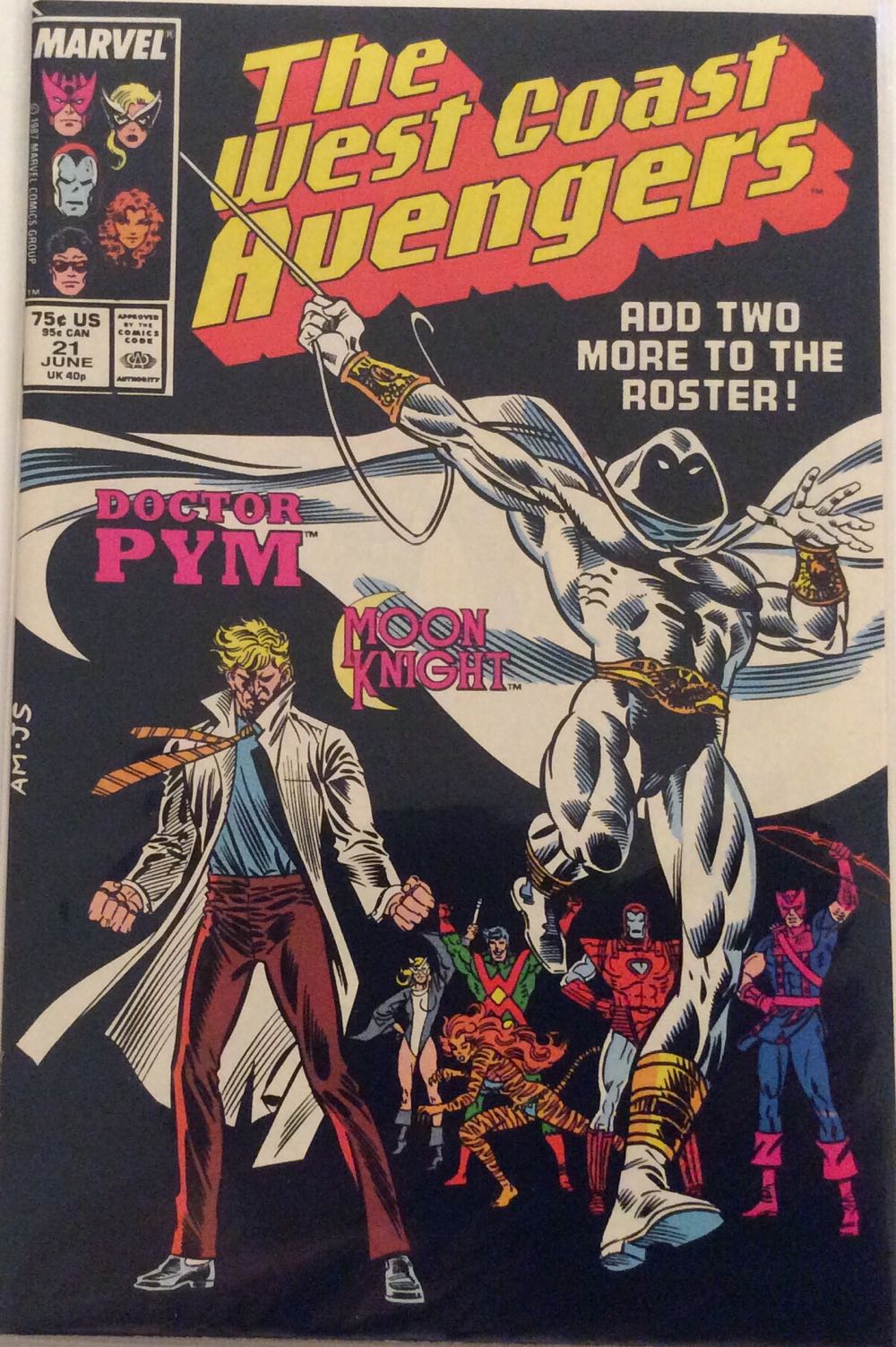 West Coast Avengers vol. 2 - Marvel (21 - Jun 1987) comic book collectible [Barcode 071486021001] - Main Image 2