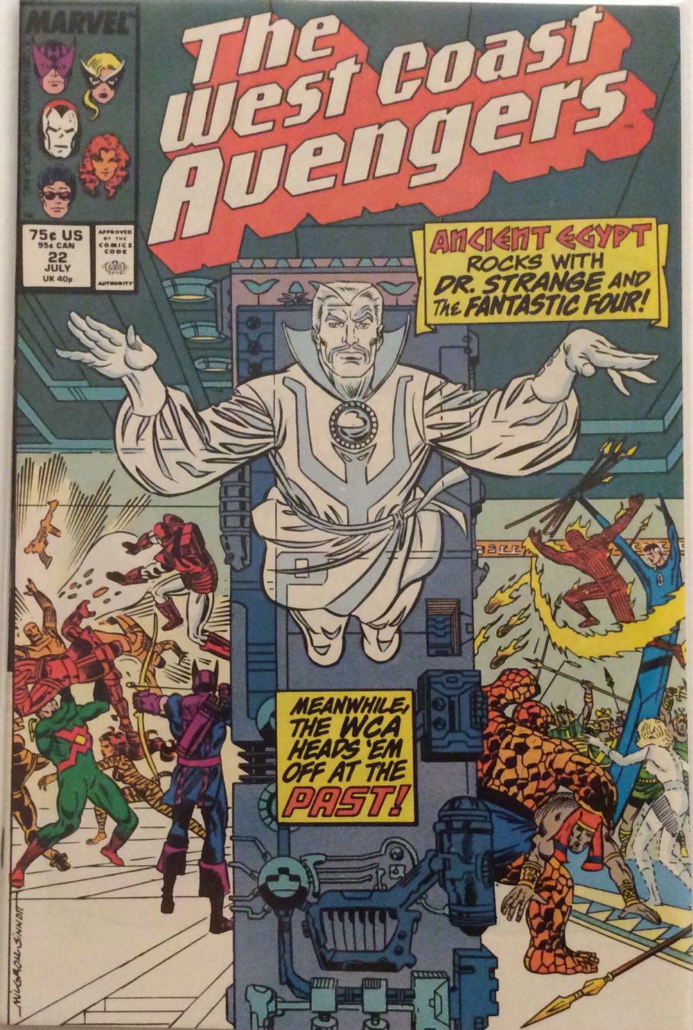 The West Coast Avengers - Marvel (22 - 07/1987) comic book collectible [Barcode 071486021001] - Main Image 2