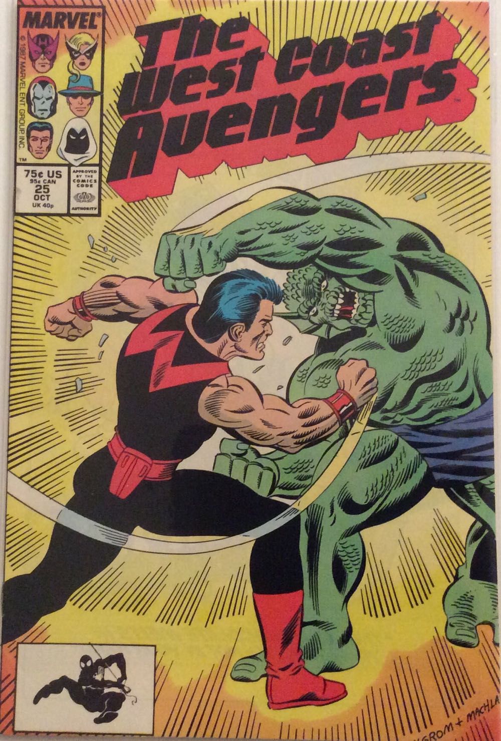 West Coast Avengers vol. 2 - Marvel (25 - 10/1987) comic book collectible [Barcode 071486021001] - Main Image 2