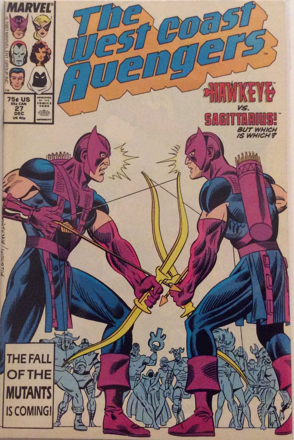 West Coast Avengers vol. 2 - Marvel (27 - Dec 1987) comic book collectible [Barcode 071486021001] - Main Image 2